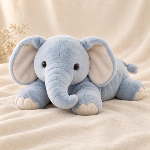Peluche lestée éléphant