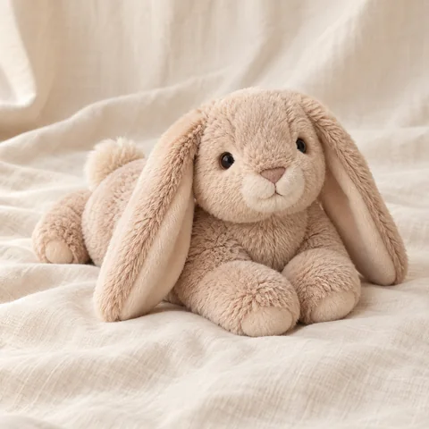Peluche lestée lapin
