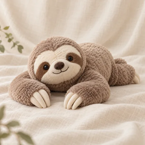 Peluche lestée paresseux