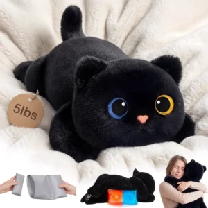 Mewaii Peluche Lestée Chat Noir 2,3 kg