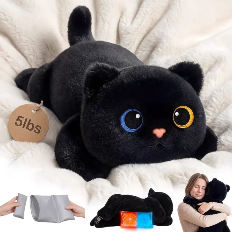 Mewaii Peluche Lestée Chat Noir 2,3 kg