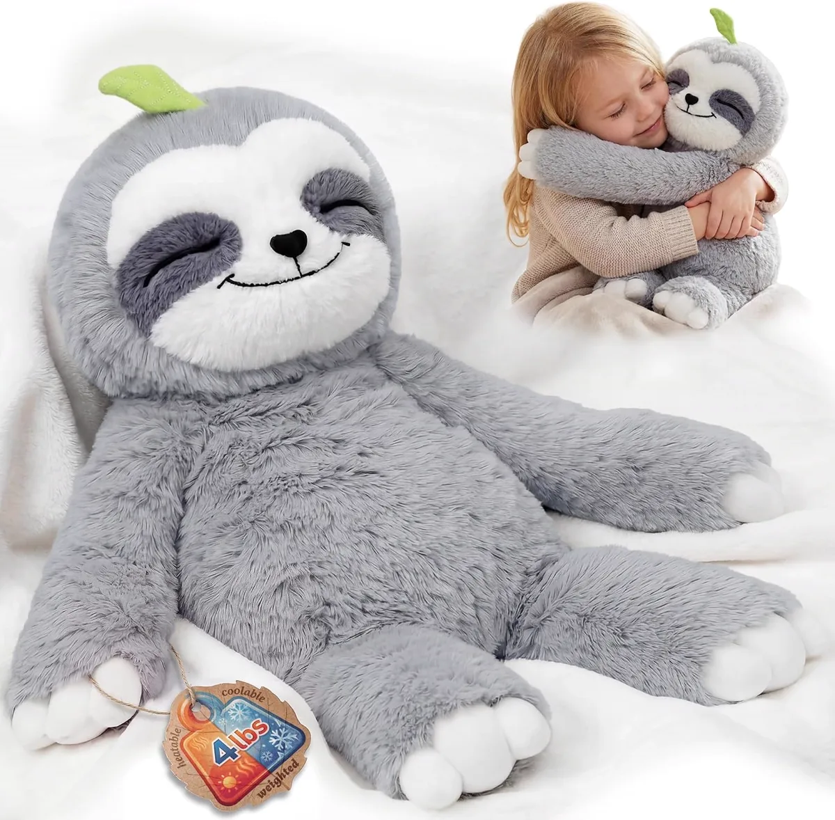 Mewaii Peluche Lestée Paresseux 1,8 kg