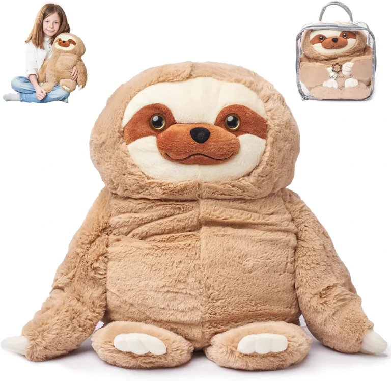 ODOXIA Peluche Lestée Paresseux Anti-Anxiété 2,3 kg