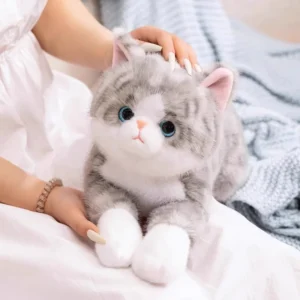 Chat Réaliste Peluche Lestée 66 cm 2,3 kg
