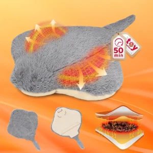 Mewaii Raie Peluche Chauffante Micro-ondes 50 min