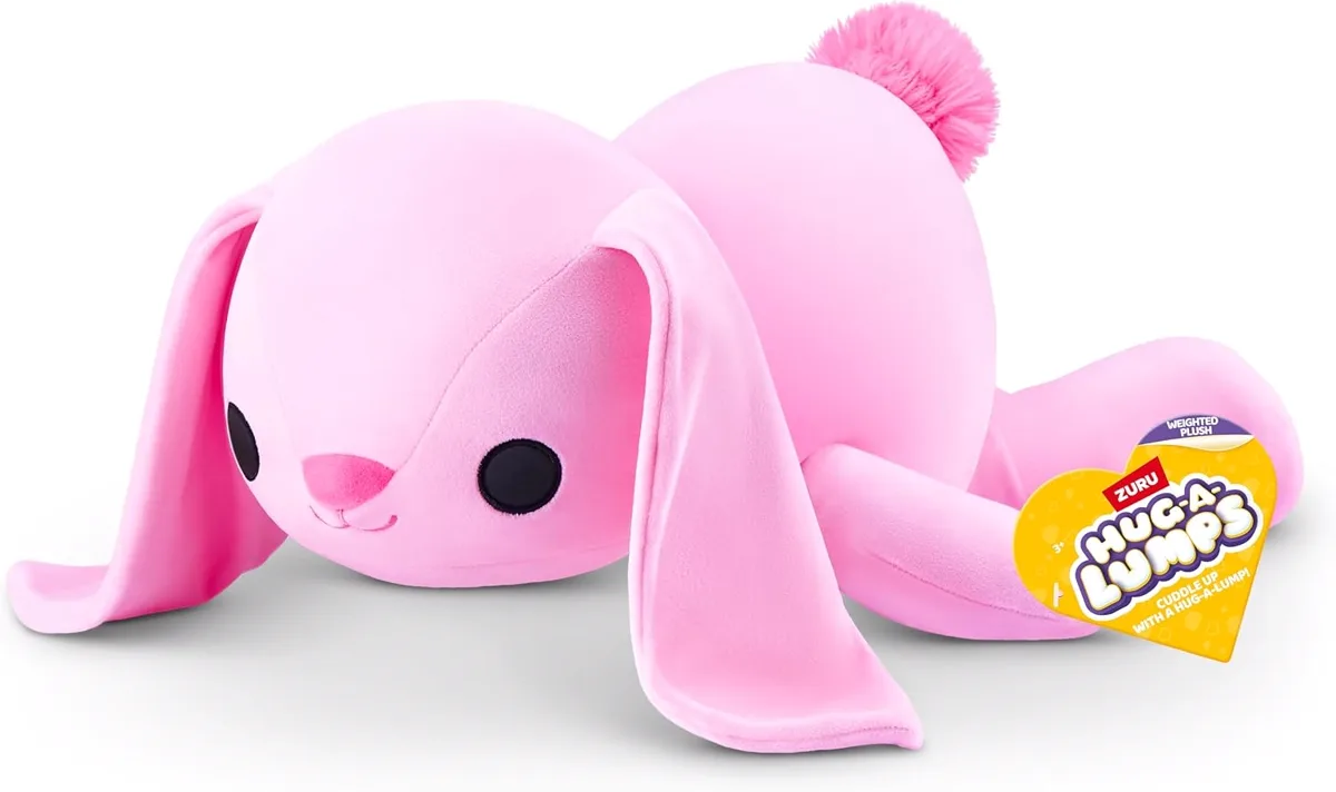 ZURU Hug-A-Lumps Lapin Hazel Peluche Lestée 1,5 kg
